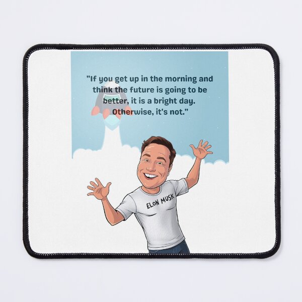 Item preview, Elon Musk inspirational quote designed and sold by Enea Kelo.