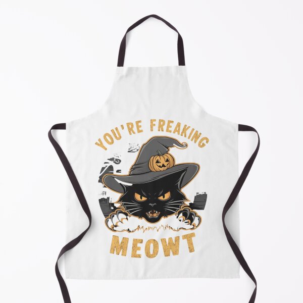 Item preview, You're Freaking Meowt Halloween Black Cat Witch Hat designed and sold by Hananiah Merch.