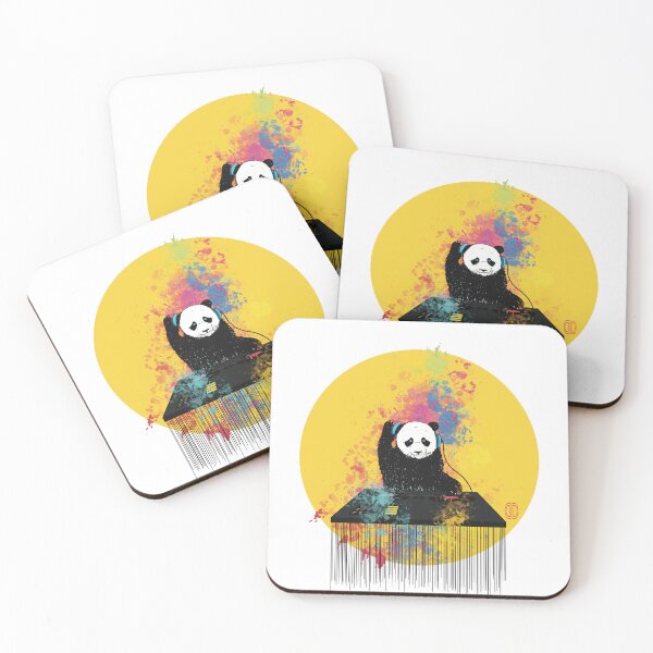 Item preview, DJ Panda Bear | Cute animal DJ merch designed and sold by DigitalDawnArt.