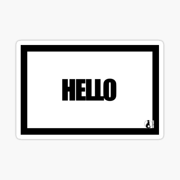 Item preview, HELLO designed and sold by MobsProject.