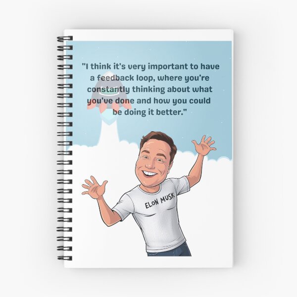 Item preview, Elon Musk inspirational quote designed and sold by Enea Kelo.