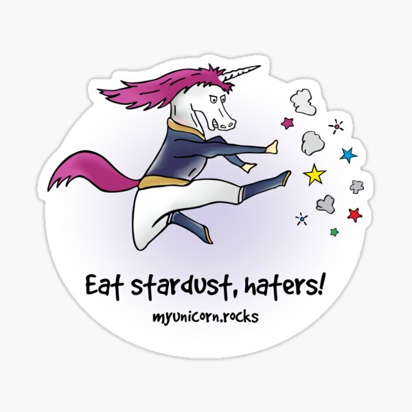 Badass unicorn Sticker
