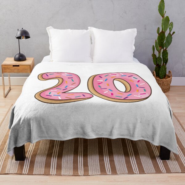 Item preview, Number 20 twenty Shaped Like Donuts designed and sold by DonutsWords.