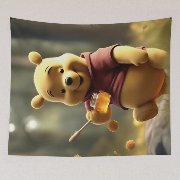 Item preview, Pooh enjoying his honey. designed and sold by jamiestarr.