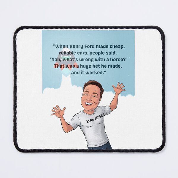Item preview, Elon Musk inspirational quote designed and sold by Enea Kelo.
