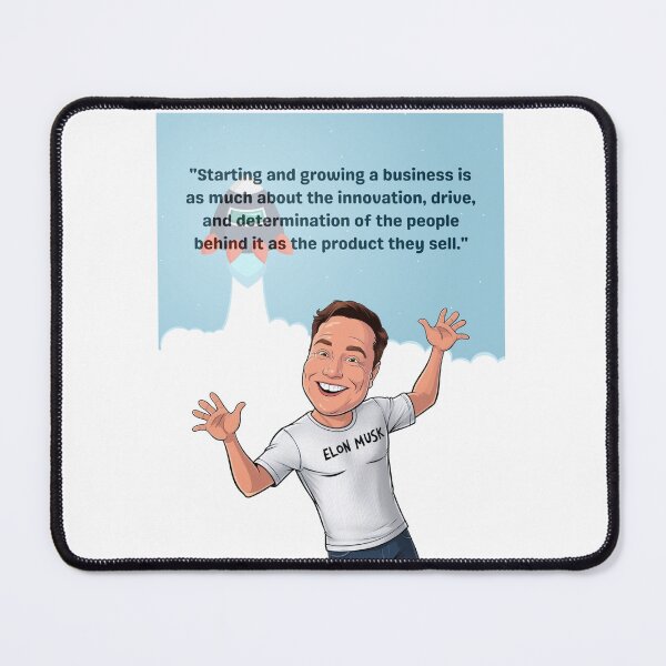 Item preview, Elon Musk inspirational quote designed and sold by Enea Kelo.