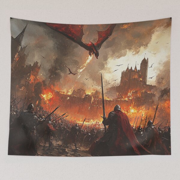 Item preview, Dragon Fire  designed and sold by patternshoprad.