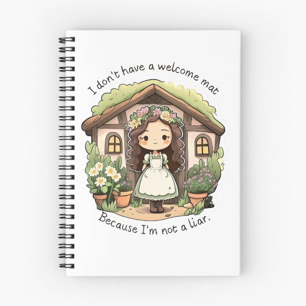 Item preview, I don't have a Welcome mat..._1 designed and sold by ᴛʜᴇ ᴛɪɴʏ Qᴜɪʀᴋ ᴄᴏ..