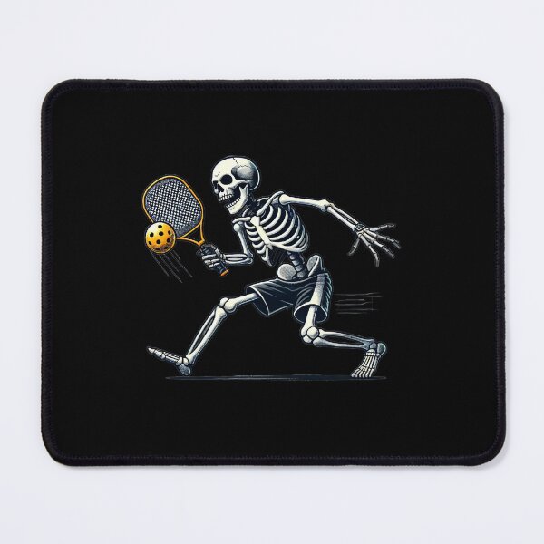 Item preview, Halloween Skeleton Playing Pickleball Lover designed and sold by The Junto Shop.