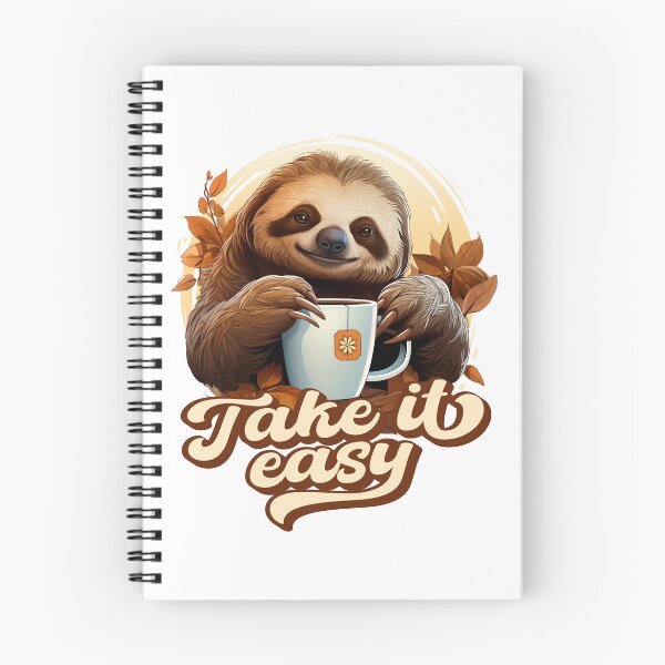 Item preview, Sloth Tea Lazy Chill Relaxe Cartoon Animal designed and sold by Infinitee8hirts.