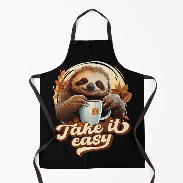 Item preview, Sloth Tea Lazy Chill Relaxe Cartoon Animal designed and sold by Infinitee8hirts.