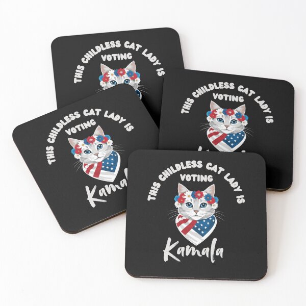 Item preview, This Childless Cat Lady, Ladies is Voting Kamala Election 24  designed and sold by VividPrints Store (+7k ⭐⭐⭐⭐⭐).
