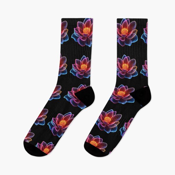 Item preview, Colorful Neon Spirograph Lotus Bloom designed and sold by AI-Only Creations.