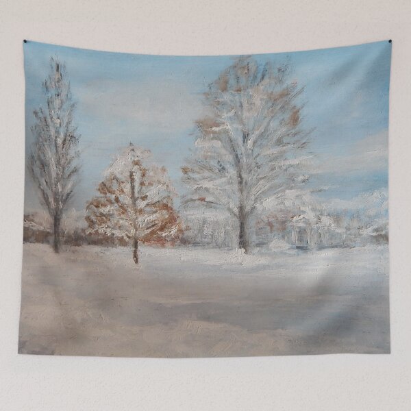 Item preview, After the Snow - Oil on wood panel designed and sold by Jamie  Taylor.