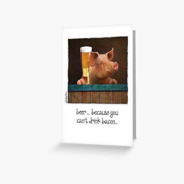 Item preview, beer ... because you can drink bacon...  designed and sold by Will Bullas Studio.