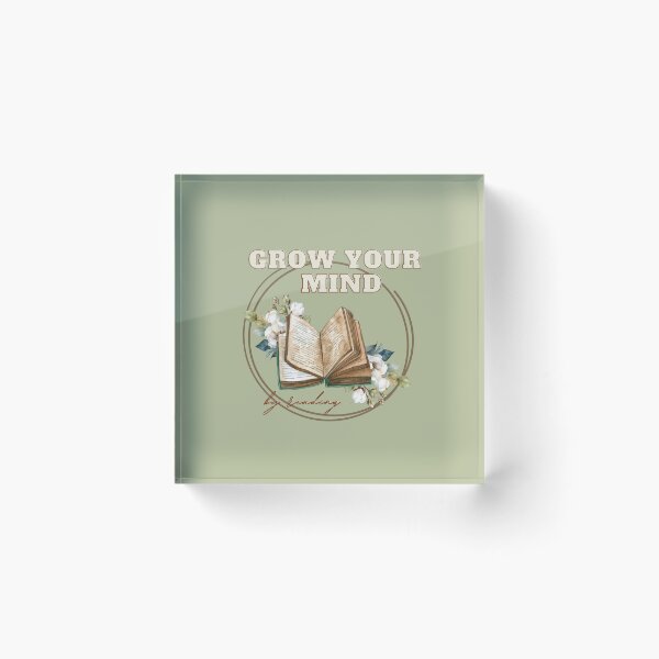 Item preview, Grow your mind by reading designed and sold by MerytonGallery.