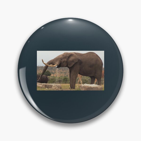 Item preview, Gigantic Elephant on a ranch designed and sold by annenambiro.