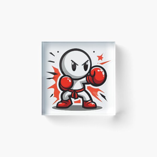 Item preview, Cool chibi Boxer Fighter designed and sold by StickyGuys.
