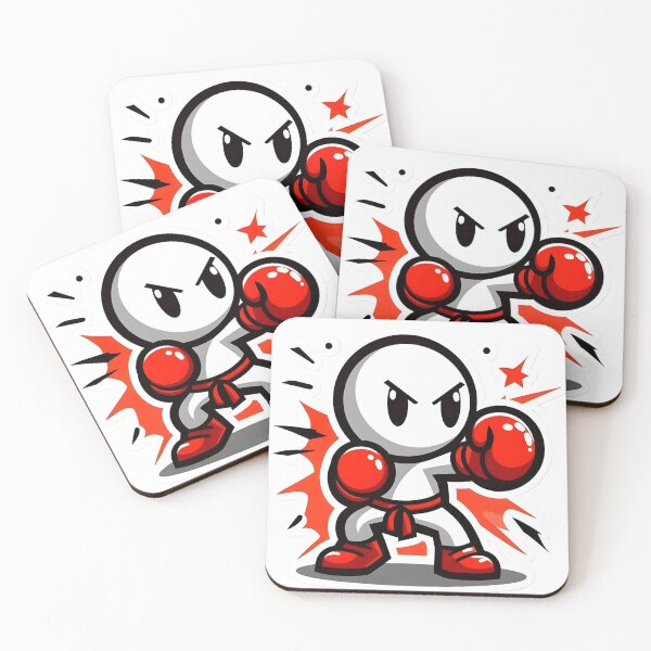 Item preview, Cool chibi Boxer Fighter designed and sold by StickyGuys.