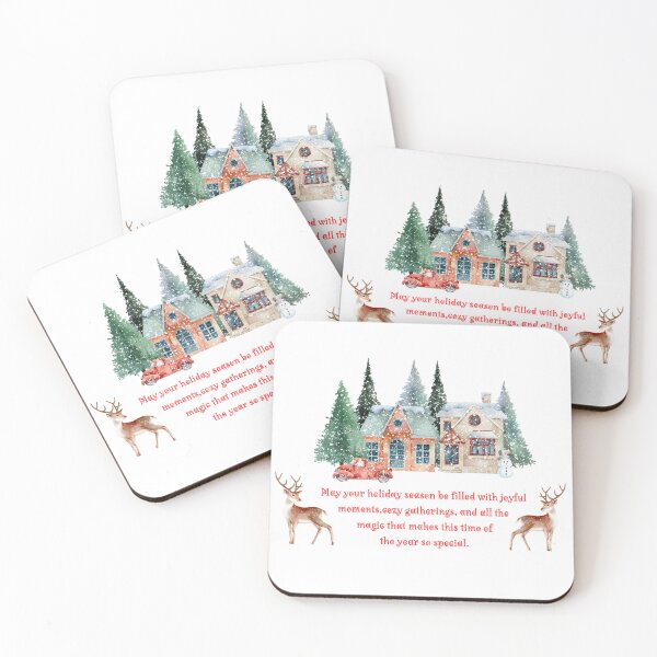 Item preview, snowy christmas, holiday season wishes designed and sold by mariana83.