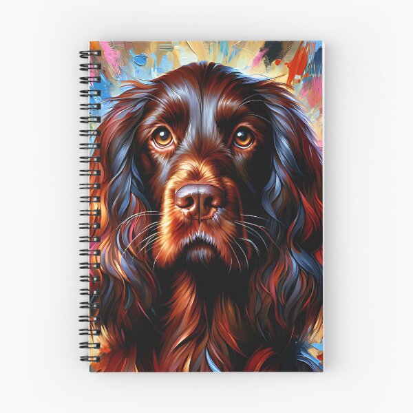 Item preview, Field Spaniel Dog Acrylic Print Pet Portrait Pet Lovers designed and sold by Puppy Puzzles Plus.
