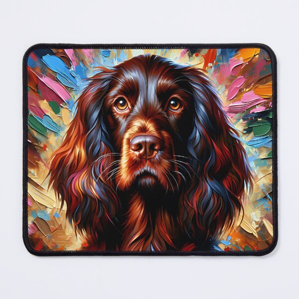 Item preview, Field Spaniel Dog Acrylic Print Pet Portrait Pet Lovers designed and sold by Puppy Puzzles Plus.