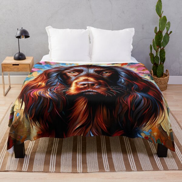 Item preview, Field Spaniel Dog Acrylic Print Pet Portrait Pet Lovers designed and sold by Puppy Puzzles Plus.