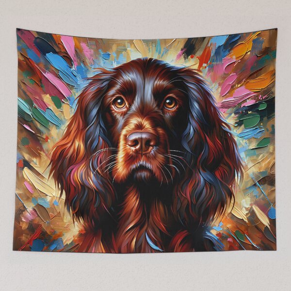 Item preview, Field Spaniel Dog Acrylic Print Pet Portrait Pet Lovers designed and sold by Puppy Puzzles Plus.
