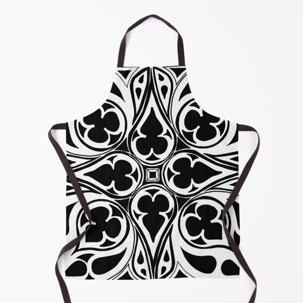 Item preview, Square Rose Window Symmetry Ornamental Gothic Tile designed and sold by Quoppidou.