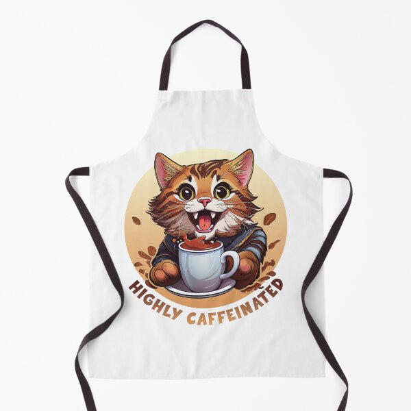 Item preview, Highly Caffeinated Cat designed and sold by Kspirit Designs.