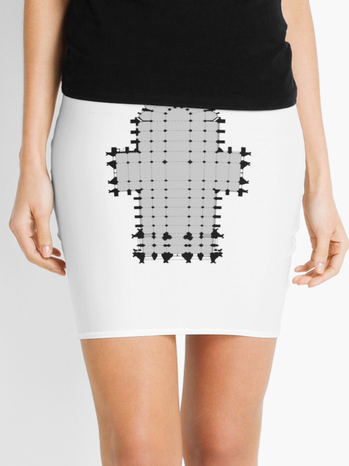 Cologne Cathedral Floorplan Mini Skirt By Mikeranger Redbubble