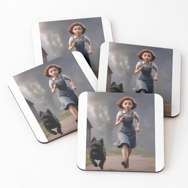 Item preview, Dororthy and Toto running from the tornado. designed and sold by jamiestarr.
