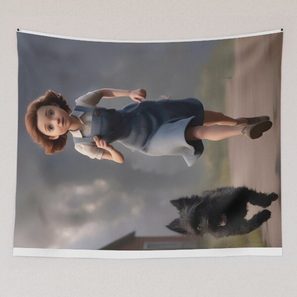 Item preview, Dororthy and Toto running from the tornado. designed and sold by jamiestarr.