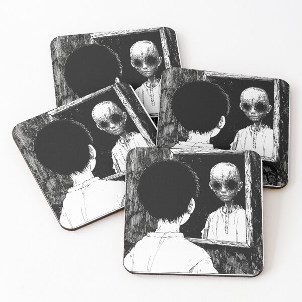 Item preview, man in the mirror – melancholic manga anime boy designed and sold by ForsakenFrames.