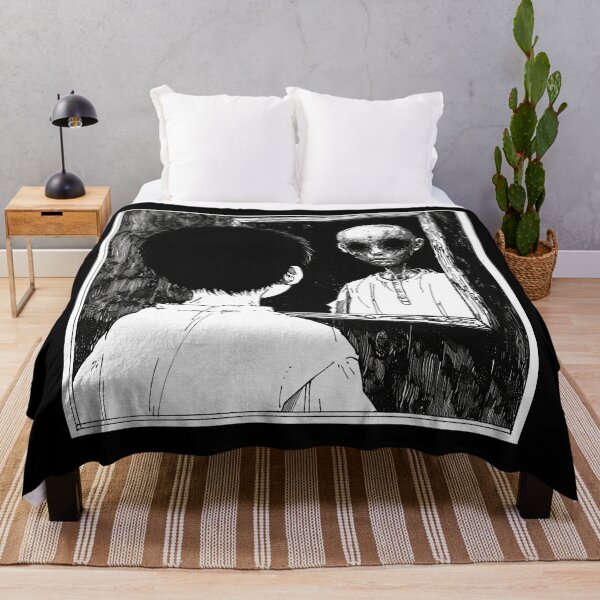 Item preview, man in the mirror – melancholic manga anime boy designed and sold by ForsakenFrames.