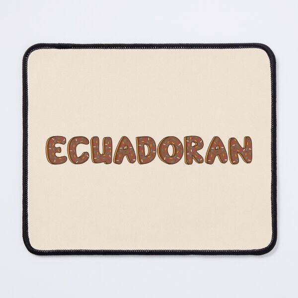 Item preview, Ecuadorian Word Shaped Like Chocolate Donuts  designed and sold by DonutsWords.