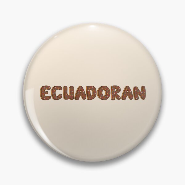 Item preview, Ecuadorian Word Shaped Like Chocolate Donuts  designed and sold by DonutsWords.