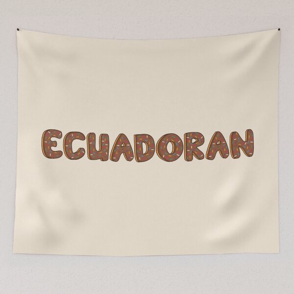Item preview, Ecuadorian Word Shaped Like Chocolate Donuts  designed and sold by DonutsWords.
