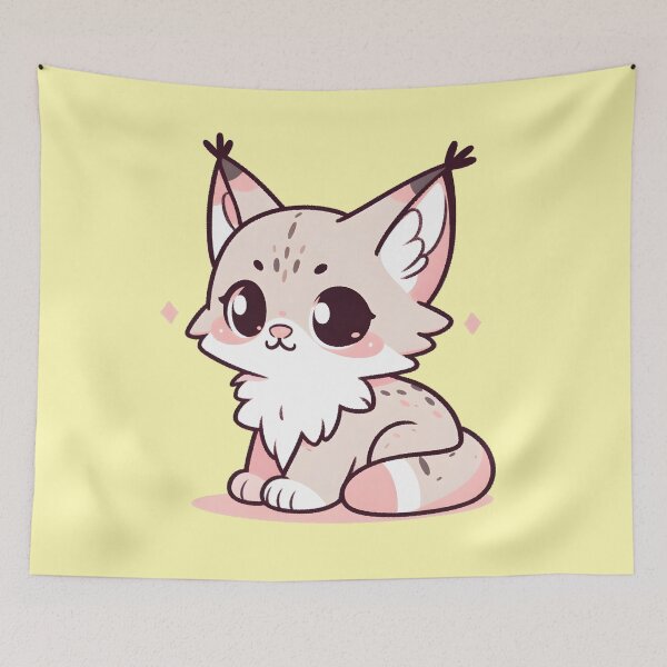 Item preview, Cute Lynx. #LynxLoverGift #LynxMom #LynxDad #LynxLover #LynxOwner #Lynx designed and sold by Anna Halasek.