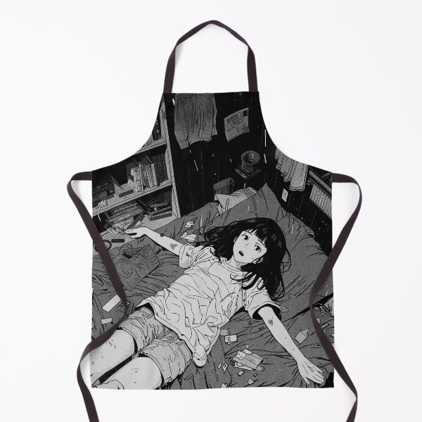 Item preview, thougts of notingness – melancholic manga anime girl designed and sold by ForsakenFrames.