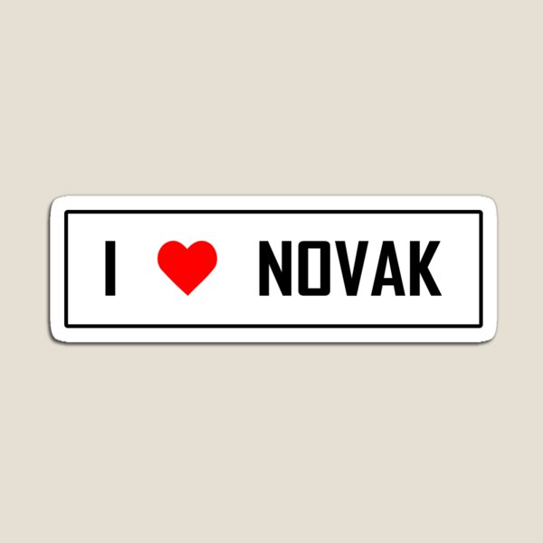Item preview, I love Novak White designed and sold by sticks-and-ts.