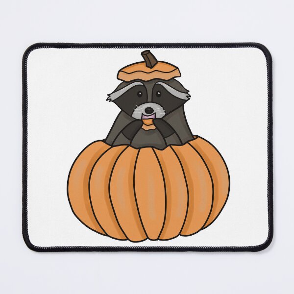 Item preview, Raccoon in a Pumpkin designed and sold by emilyswansonart.
