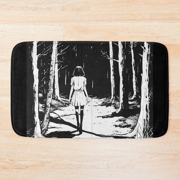 Item preview, nightstroll - black and white melancholic manga anime girl designed and sold by ForsakenFrames.