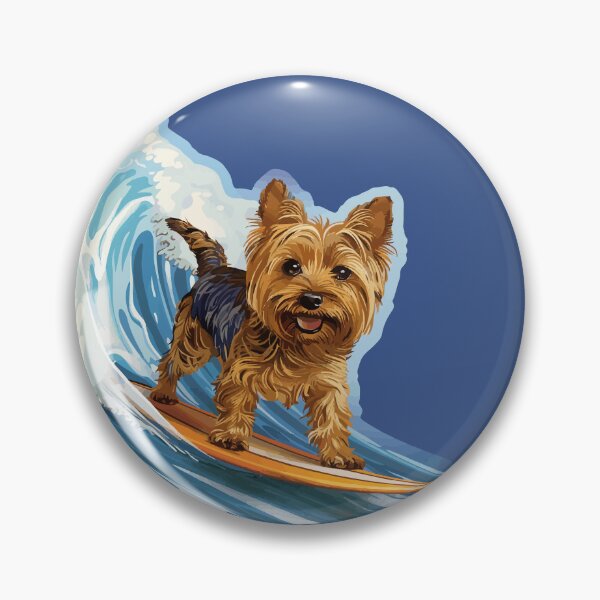Item preview, Surfing Yorkshire Terrier designed and sold by VelvetRoom.