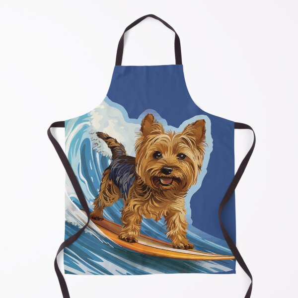 Item preview, Surfing Yorkshire Terrier designed and sold by VelvetRoom.
