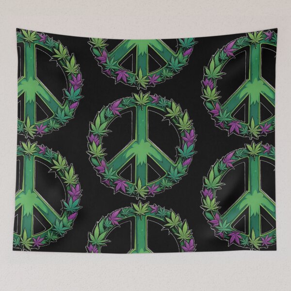 Item preview, Peace sign made of cannabis  designed and sold by Heaven Welch.