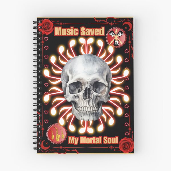 Item preview, Music Saved My Mortal Soul Rock and Roll  designed and sold by TMG Tees.