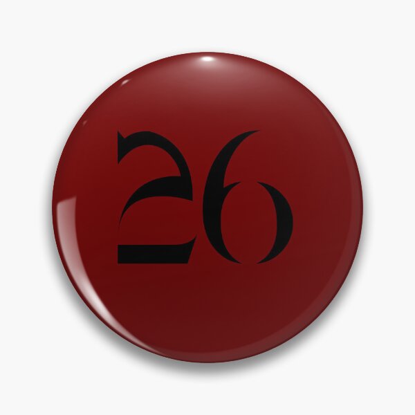 Item preview, 26, twenty-six, black, quake designed and sold by Numbers-Art.