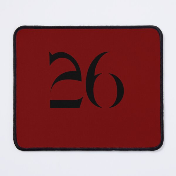 Item preview, 26, twenty-six, black, quake designed and sold by Numbers-Art.