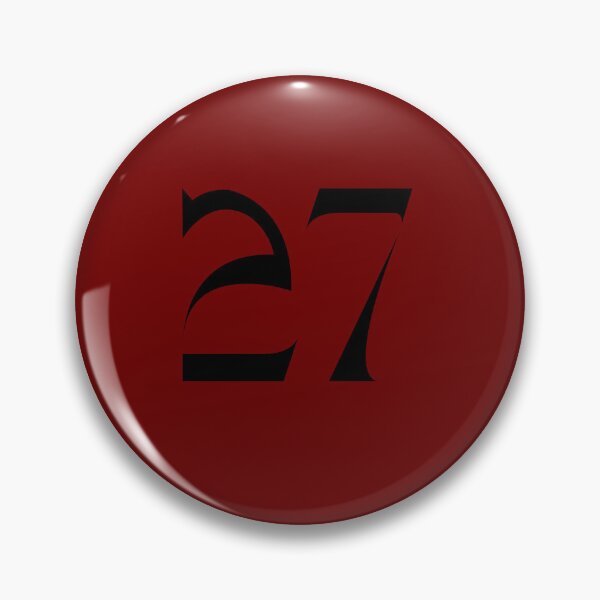 Item preview, 27, twenty-seven, black, quake designed and sold by Numbers-Art.